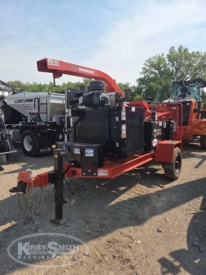 Used Brush Chipper in yard